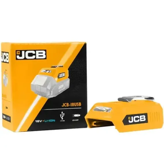 JCB 18USB LED LÁMPA ÉS  USB ADAPTER AKKUMULÁTORRA 18V