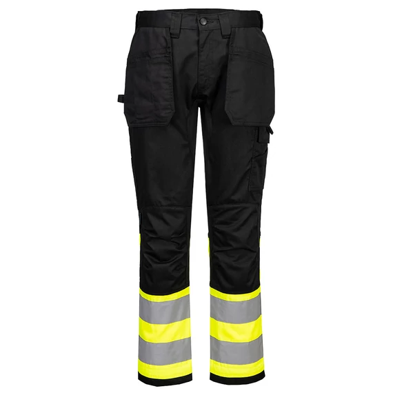 CD858YBR48 Portwest WX2 Eco Hi-Vis Class 1 lengőzsebes nadrág