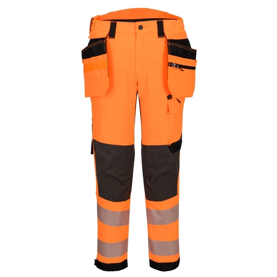 EV448OBR28 Portwest EV4 Hi-Vis Class 2 lengőzsebes nadrág