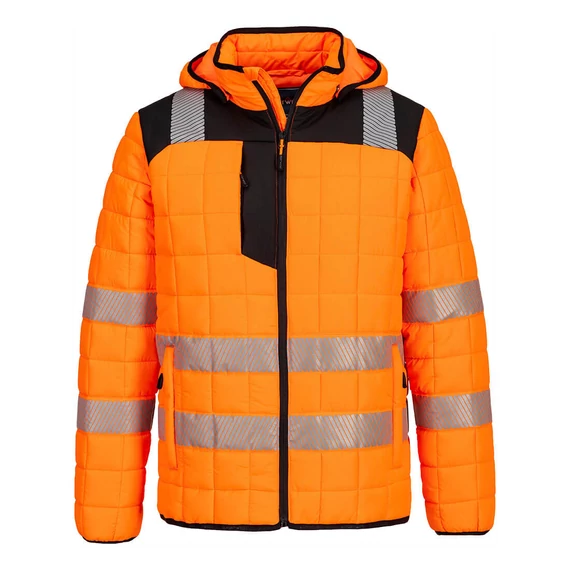 T165OBR4XL Portwest PW3 Hi-Vis Square baffle kabát