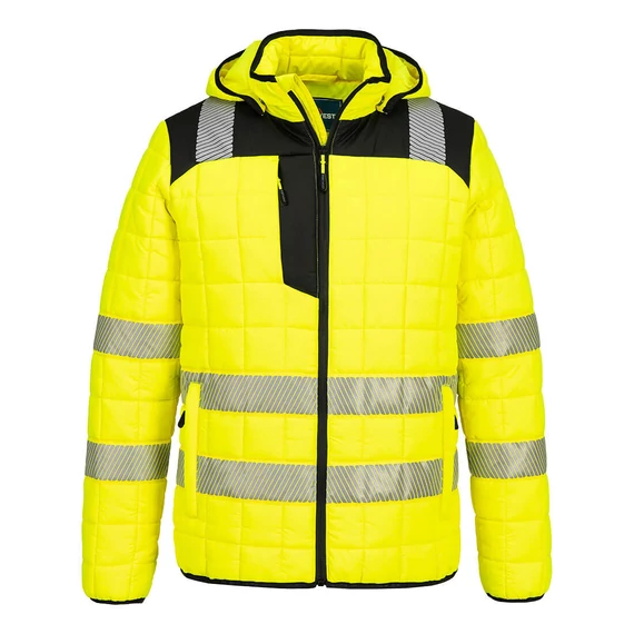 T165YBRL Portwest PW3 Hi-Vis Square baffle kabát